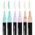 ONLINE® Pastell Lettering Acrylstifte-Set farbsortiert 0,7 + 3,0 mm, 6 St.