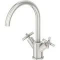 Steinberg Serie 250 Waschtischarmatur, schwenkbar, Zweigriff, mit Ablaufgarnitur, Ausladung 155mm, 2501500BN