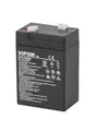 VIPOW- Blei-Akku 6V 4,5Ah HQ Bleigelakku Blei Gelakku (BAT0202), wartungsfrei