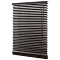 ventanara Jalousie Jalousie Holzjalousie Holz Rollo Plissee Echtholz Lamelle 35mm braun|schwarz 50 cm x 130 cm