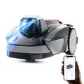 Sunseeker V3 Mähroboter ohne Begrenzungskabel 600 m², Vision AI Doppel-Auge, 42% Steigung, App-Steuerung, Rasenmäher mit EIN-klick-Mähen