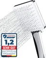Newentor Duschkopf Hochdruck 6 Strahlarten Silber