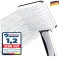 Duschkopf XXL 6 Strahlarten Hochdruck Wassersparend 20 cm Chrom Dusche Zubehör