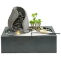 Dehner Polyresin-Zimmerbrunnen Landskap, ca. H22 cm, Grau, Dunkelgrau