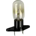 Whirlpool MW-LAMP155, 25 W, Gelb, klar, Schwarz, Transparent, 240 V, 1 Stück(e) - Schwarz/Transparent