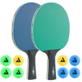Joola Tischtennisschläger Colorato, Set, 10-teilig, 2x Schläger, 8x Bälle