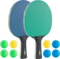 Joola Tischtennisschläger Tischtennis Set Colorato, Tischtennis Schläger Set Tischtennisset Table Tennis Bat Racket