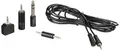 Hama Klinken-Anschluss-Set, 2,5 m, Schwarz, für CD-Player, MP3-Player und Verstärker