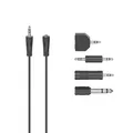 Hama Klinkenkabel Set 2,5m | Aux Audio 3,5mm Klinke Adapter | 00205122