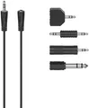 Hama Verbindungskabel 205122 3,5 mm Klinkenkupplung auf Stecker + Adapter 2,5 M