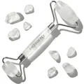 Kristallroller FACES OF FEY – Premium Gesichtsroller aus echtem Bergkristall – hochwertiger Beauty-Roller zur Massage für das Gesicht