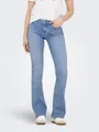 Only Blush Mid Flared Jeans Damen