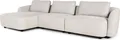 Bergen 2-Sitzer Sofa linksdrehend beige.