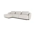 ebuy24 Sofa Bergen 2-Sitzer Sofa linksdrehend beige.