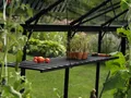 Vitavia abklappbares Alu Wandregal 120x31cm schwarz