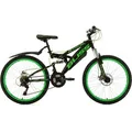KS Cycling Jugendfahrrad Mountainbike Fully 24" Bliss - Schwarz