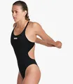 ARENA Solid Swim Tech Team Damen-Schwimmanzug schwarz - Gr. 34
