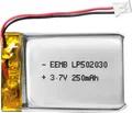 EEMB Lithium Polymer Akku 3,7 V 250mAh 502030 Wiederaufladbarer Lipo-Akku mit