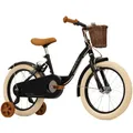 Kinderfahrrad "Vintage", Schwarz, 16 Zoll - blau - Größe 16 Zoll