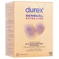 durex Kondome Sensual Extra Lubricated Kondome 20 Stk.