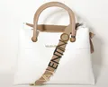 Valentino bags ALEXIA bag VBS5A802 bianco/cuoio borse a mano Shopping 35x25x15cm