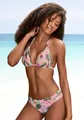 s.Oliver Triangel-Bikini-Top "Azalea", im tropischen Druck, Gr. 36 - Cup A/B, rose-bedruckt Cup A/B