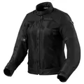 REV'IT! Revit Eclipse 2 Damen Motorrad Textiljacke, schwarz, 36