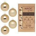 Kugel Brokatgold - WE Love Christmas - Magic by Inge - 30 Stück / 6cm