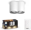 PHILIPS HUE LED Deckenstrahler Bluetooth White & Ambiance Spot Pillar Dimmbar