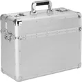 Aktenkoffer Betha,mit Heavy-Duty-Tragegriff, mit Laptopfach, silber 185363