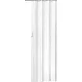 Tectake Falttür  Doppelwandprofil Mit Schiebegriff Zuschneidbare Höhe  10 x 80 x 203 cm Weiß