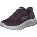 Skechers Damen Go Walk Flex Hands Free Slip-ins-Grand Entry Sneaker Sneakers, Burgunder, 41 EU