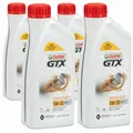 4 Lt Motoröl Castrol GTX 5W30 RN17 Acea C3 Api Sn Benzin/Diesel