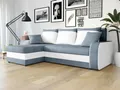 MIRJAN24 Ecksofa Kris Lux, mit Schlaffunktion und zwei Bettkasten, L-Form mit Kissen-Set, 238x147x80 cm