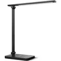 Lepro Schreibtischlampe mit LED, mit Standfuß, 655 Lumen / 9,5 W, dimmbar, schwarz