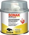 SONAX AuspuffReparaturSet (200 g) verschließt größere Risse, Löcher & undichte Stellen dauerhaft, schnell & absolut gasdicht | Art-Nr. 05531410