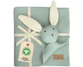 Babydecke DIKOS® Babydecke SCHMUSE-HASE Baby Geschenk Mädchen Junge Geschenkset, DIKOS, Geschenk zur Geburt, PREMIUM Qualität, 100 % BIO Baumwolle, nachhaltig