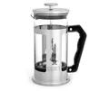 Bialetti Preziosa French-Press - Kaffee- und Teebereiter - silber/schwarz - Edelstahl/Glas - 1l