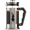 Bialetti French Press Preziosa Kaffeebereiter (1,0L, glas/edelstahl, 6 Tassen)
