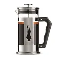 Bialetti Preziosa Kaffeebereiter Teebereiter Espressokocher Silber 1L 8 Tassen