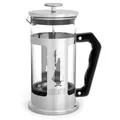 Bialetti Kaffeebereiter Preziosa 3130 silber Glas Edelstahl French Press 1 Liter