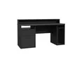 Mid.you Gamingtisch, Schwarz, Metall, Kunststoff, Holzwerkstoff, 1 Schublade(n) Schubladen, rechteckig, 160x91x72 cm, Kabeldurchlass, Stauraum, Regal, Arbeitszimmer, Schreibtische, Computertische