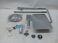 JOHO 304 Edelstahl Duschset ohne Armatur, Regendusche Duschsystem 