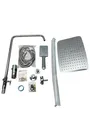 JOHO Regendusche ‎‎VC-3525CP Duschsystem Silber Regenduschset