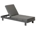 Relaxliege Riva aus Aluminium inkl. Polster Olefin 195 x 73 x 90 cm, dunkelgrau