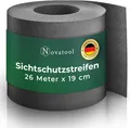 Novatool Sichtschutzstreifen Novatool Premium PP 26m Rolle Sichtschutzstreifen für Doppelstabmatten, Novatool Premium PP 26m Rolle Sichtschutzstreifen für Doppelstabmatten