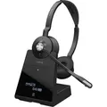 Jabra Engage 75 Stereo - Headset - On-Ear - DECT / Bluetooth - kabellos - NFC - Schwarz