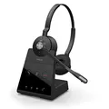 Jabra Engage 75 On-Ear-DECT-Stereo-Headset - Skype for Business-zertifizierte kabellose Kopfhörer mit erweiterter Geräuschunterdrückung für Tischtelefone und Softphones - Schwarz - UK-Version