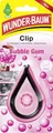Wunderbaum Lufterfrischer Clip Bubble Gum  Lufterfrischer