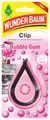 4 x Stück Original Wunderbaum Clip Bubble Gum Lufterfrischer #WB84153-4